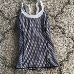 Lululemon tank built in bra criss cross straps